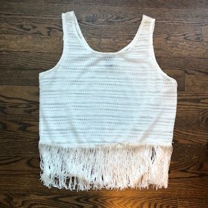 Sale❗️White thin summer tank sweater